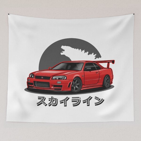 Item preview, Skyline GTR R-34 (Red) designed and sold by JioojiProject.