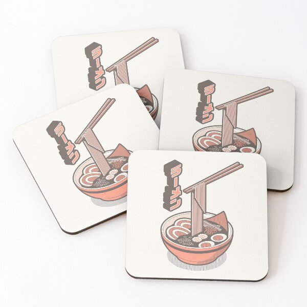 Item preview, Ramen Isometric - Ivory Salmon designed and sold by VoodooCircus.