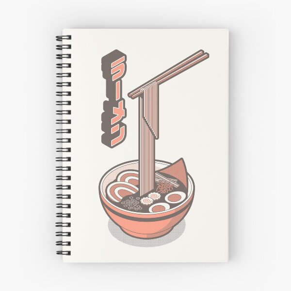 Item preview, Ramen Isometric - Ivory Salmon designed and sold by VoodooCircus.