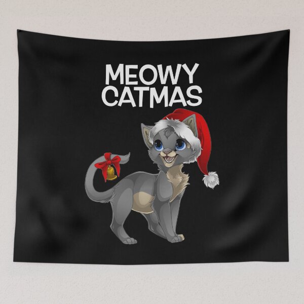 Item preview, Meowy Catmas Merry Christmas  designed and sold by SuyogDesign.