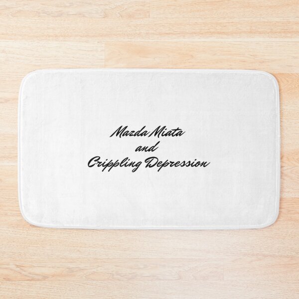 Item preview, Mazda Miata and Crippling Depression Long  designed and sold by AlexoxoStudio.