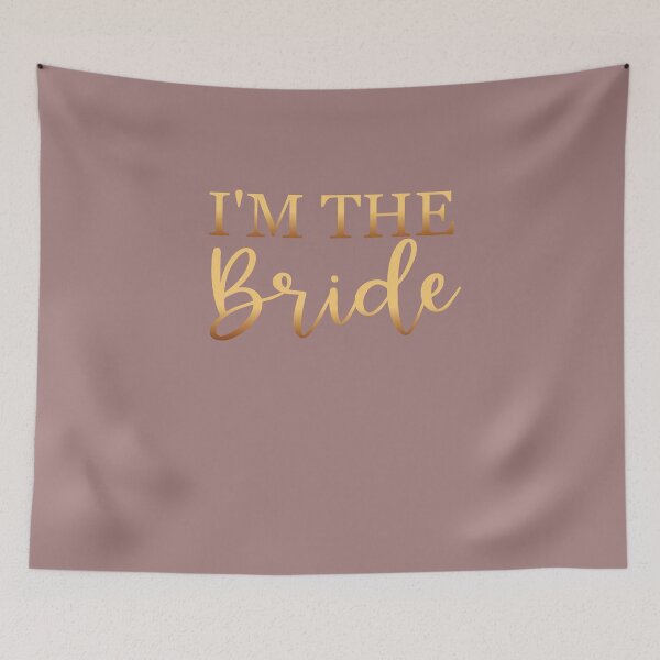 Item preview, Gold I'm the Bride, Bridesmaids Cast, Wedding Rehearsal, Autumn Wedding designed and sold by DiensDesign.