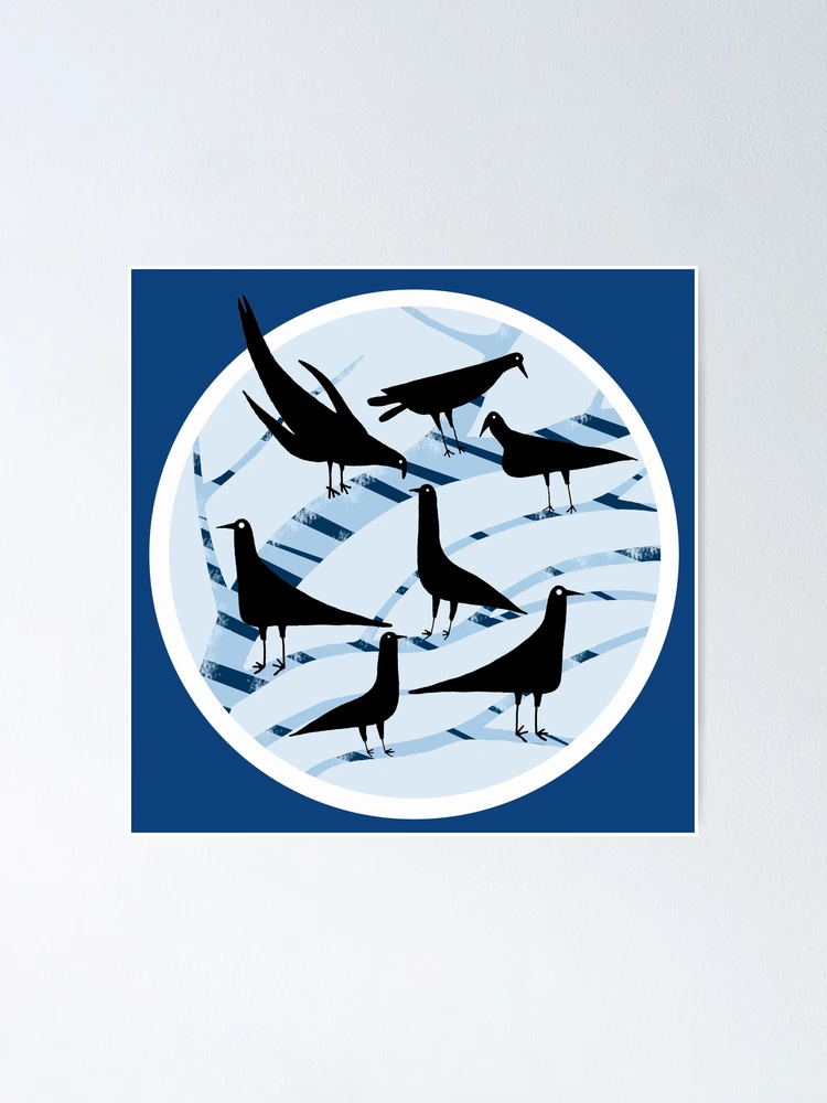 Thumbnail 1 of 3, Poster, Crows designed and sold by Andrew Hitchen.