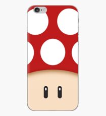 Vinilo o funda para iPhone Red Super Mushroom
