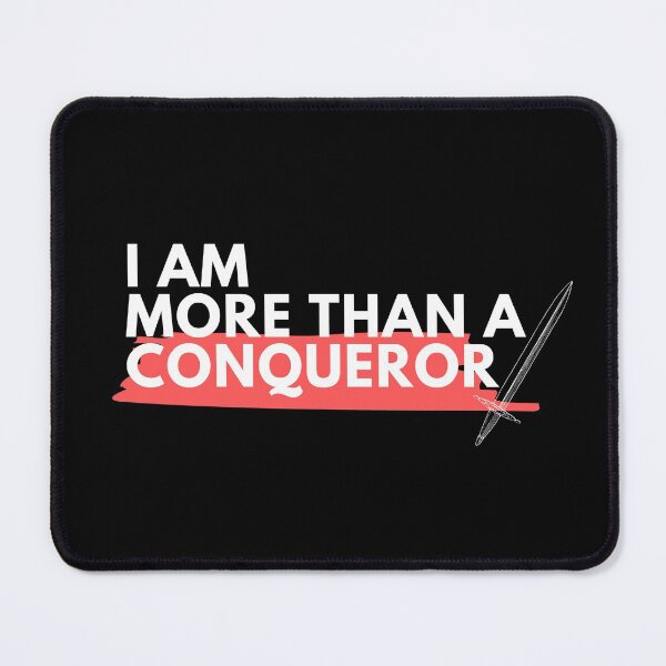 Item preview, I am more than a conqueror (Dark Background) designed and sold by Apparevel.
