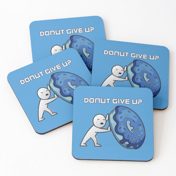 Item preview, Donut give up,funny word puns designed and sold by Donutlovers.