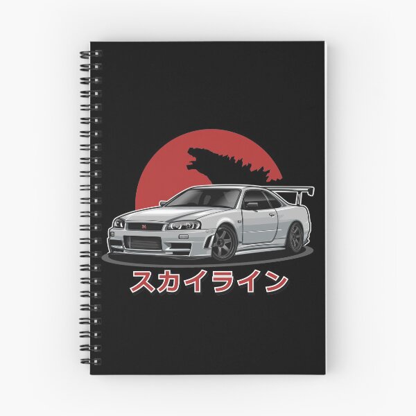 Artikelvorschau, Skyline GTR R-34 (Weiß) entworfen und verkauft von JioojiProject.