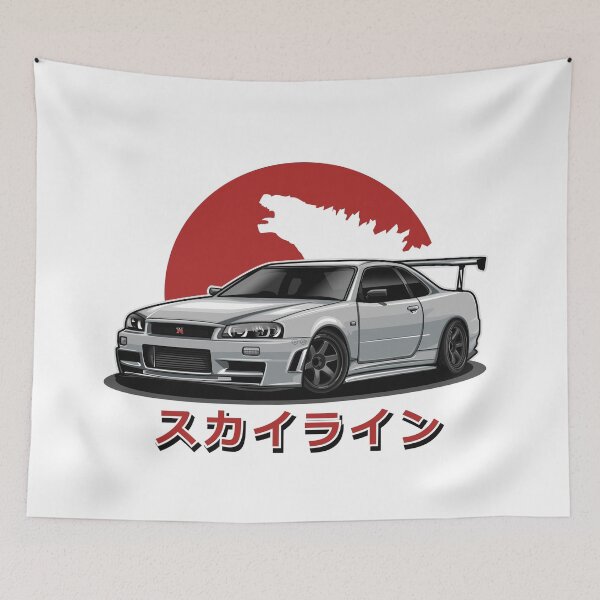 Item preview, Skyline GTR R-34 (White) designed and sold by JioojiProject.