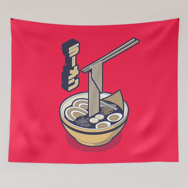 Item preview, Ramen Isometric - Red Gold designed and sold by VoodooCircus.