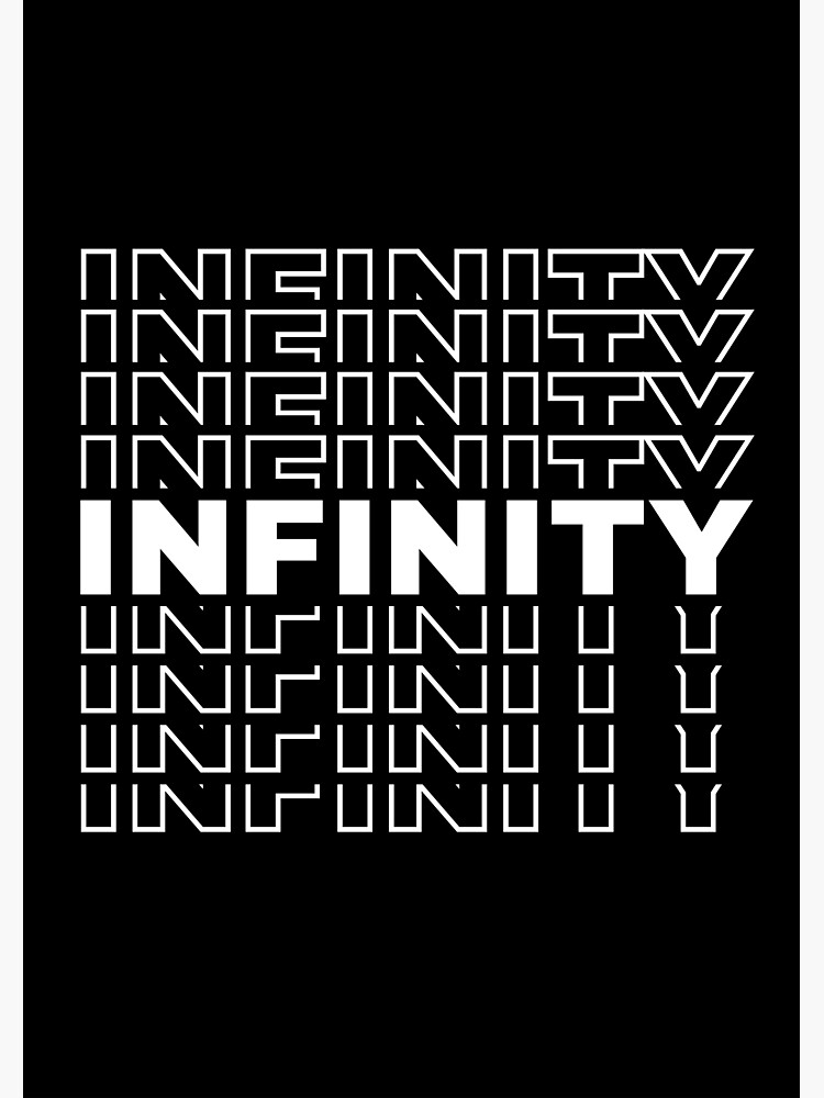 "Infinity" Sticker for Sale by MyWonderBox Redbubble