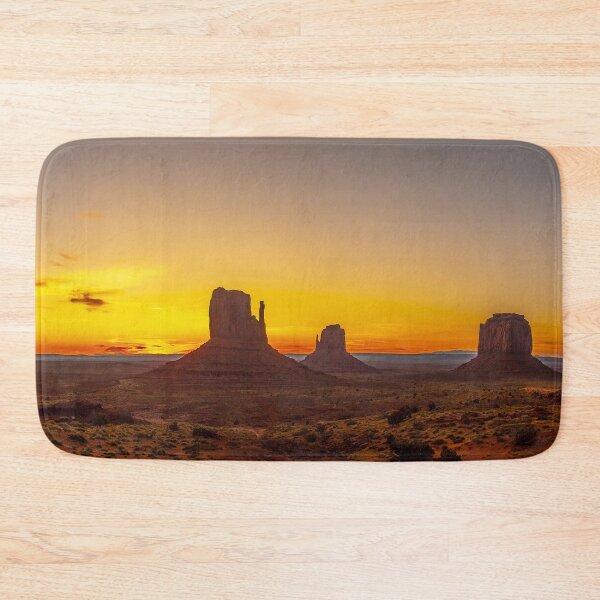 Item preview, Monument Valley Silhouette Beautiful August sunrise utah designed and sold by JTS STORE.