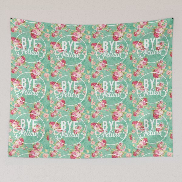 Item preview, Vintage Fabric Floral Bye Felicia designed and sold by peakednthe90s.