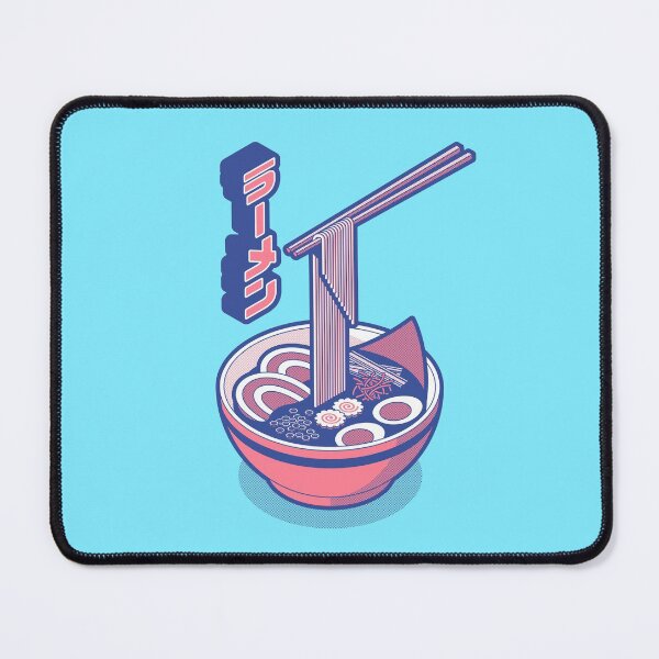Item preview, Ramen Isometric - Sky Coral designed and sold by VoodooCircus.