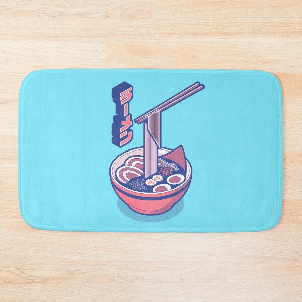 Item preview, Ramen Isometric - Sky Coral designed and sold by VoodooCircus.