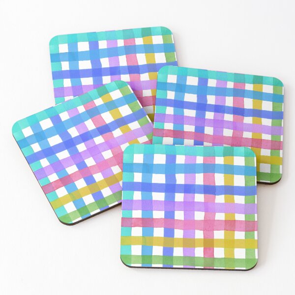 Item preview, Confetti Watercolour Rainbow Overlapping stripes designed and sold by suzzincolour.
