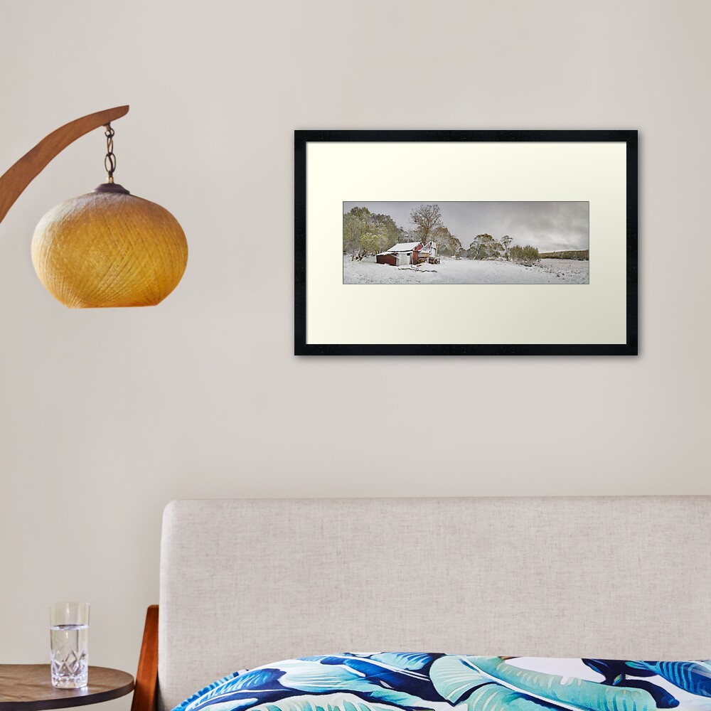 Kellys Hut, Alpine National Park, Victoria, Australia Framed Art Print