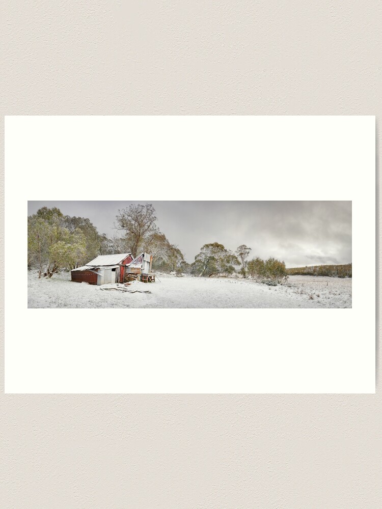 Alternate view of Kellys Hut, Alpine National Park, Victoria, Australia Art Print