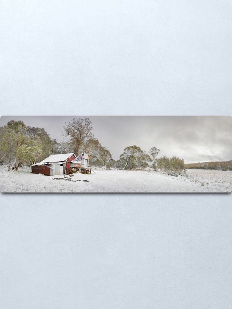 Alternate view of Kellys Hut, Alpine National Park, Victoria, Australia Metal Print