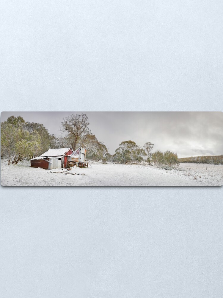 Alternate view of Kellys Hut, Alpine National Park, Victoria, Australia Metal Print