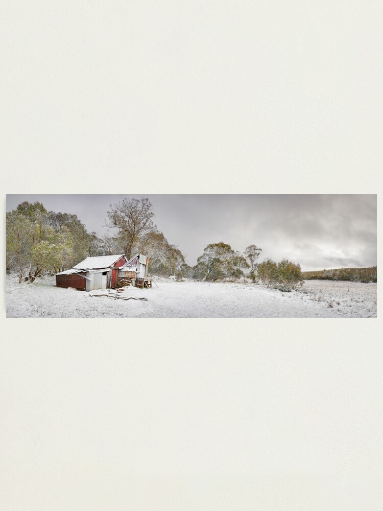 Alternate view of Kellys Hut, Alpine National Park, Victoria, Australia Photographic Print