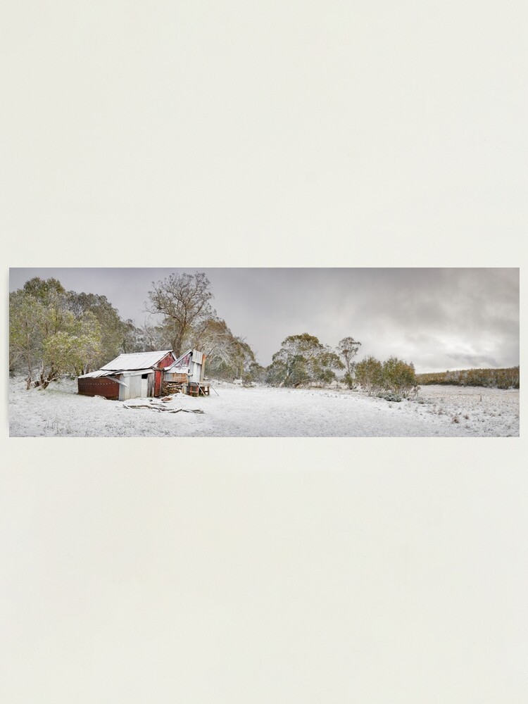 Alternate view of Kellys Hut, Alpine National Park, Victoria, Australia Photographic Print