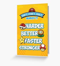 Daft Plumber Greeting Card