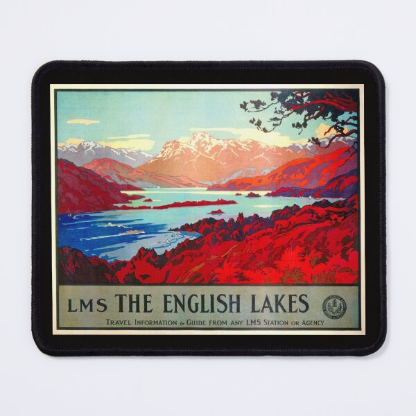 Item preview, Vintage LMS Railway travel poster for The English Lakes designed and sold by Random Railways.
