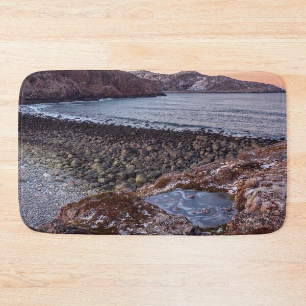 Item preview, Beautiful Frozen Puddles Mosses Rocky Slope Mountain designed and sold by JTS STORE.