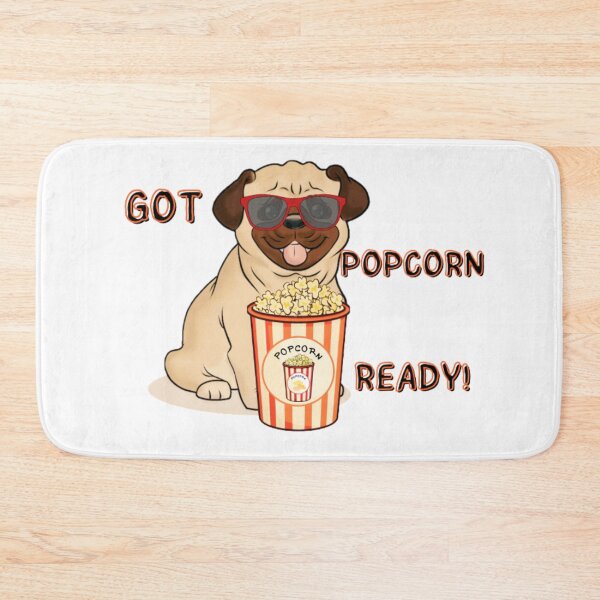 Item preview, Pug Got The Popcorn Ready designed and sold by Digitalme Designs.