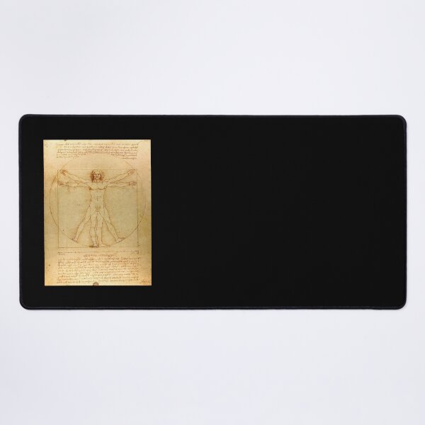 Leonardo DaVinci's "Vitruvian Man" Desk Mat
