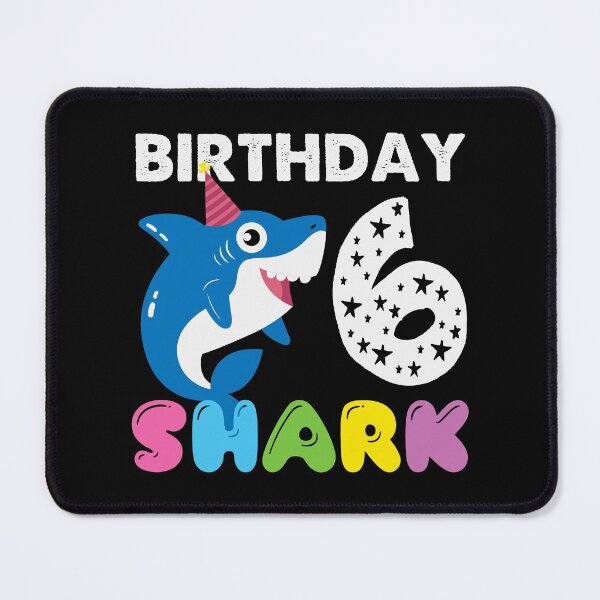Item preview, 6th Year Birthday Shark designed and sold by DAFIN.