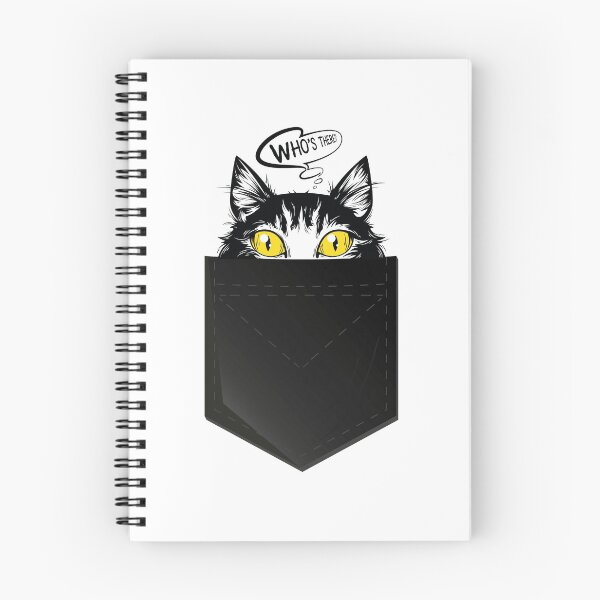 Item preview, Who's There Pocket Cat designed and sold by classy-shop.
