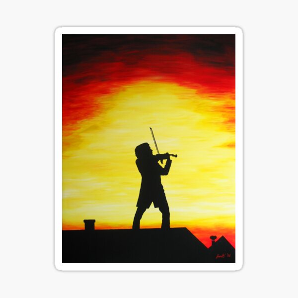 Fiddlers on the roof Sticker