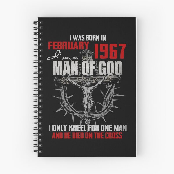 Item preview, 1967_FEBRUARY GUY I'M A MAN OF GOD I ONLY KNEEL FOR ONE MAN AND HE DIED ON THE CROSS designed and sold by PrimitiveTriba.