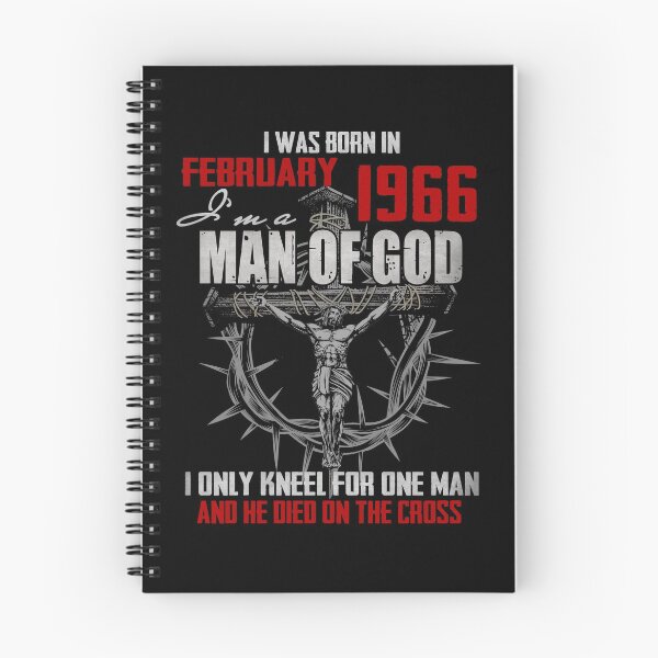 Item preview, 1966_FEBRUARY GUY I'M A MAN OF GOD I ONLY KNEEL FOR ONE MAN AND HE DIED ON THE CROSS designed and sold by PrimitiveTriba.
