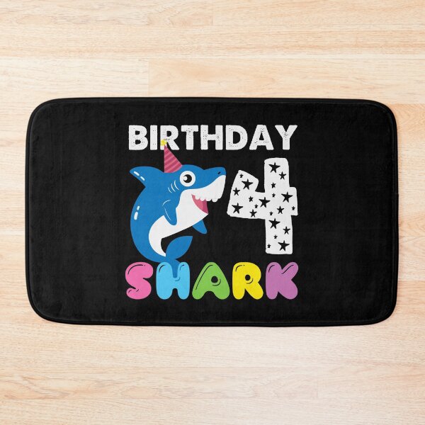 Item preview, 4th Year Birthday Shark designed and sold by DAFIN.