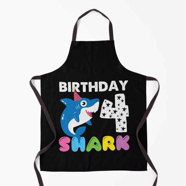 Item preview, 4th Year Birthday Shark designed and sold by DAFIN.