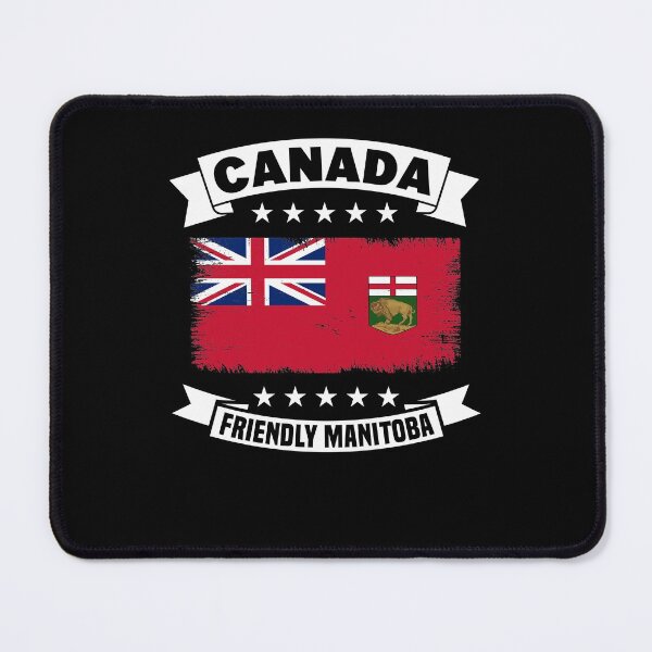 Item preview, Canada Friendly Manitoba Flag - Vintage designed and sold by CAN-USA-Fanshop.