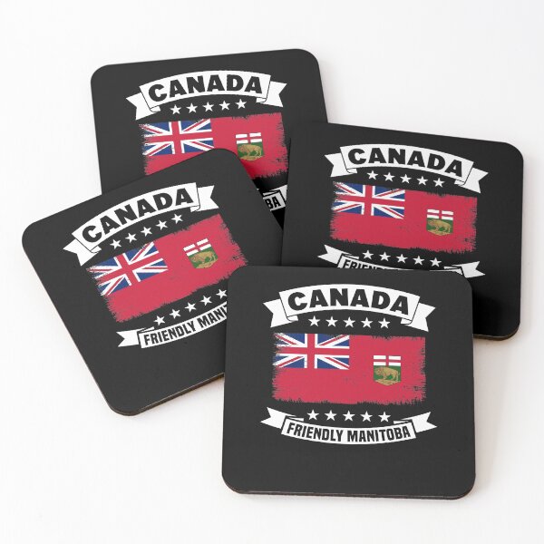 Item preview, Canada Friendly Manitoba Flag - Vintage designed and sold by CAN-USA-Fanshop.
