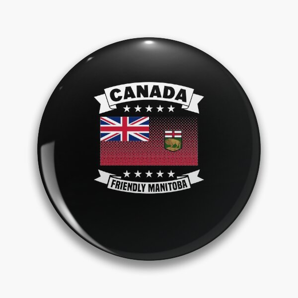 Item preview, Canada Friendly Manitoba Flag & Slogan designed and sold by CAN-USA-Fanshop.