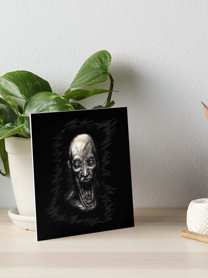 scp 096 Picture , scp 096 face Art Board Print for Sale by Every Pet  Shirts