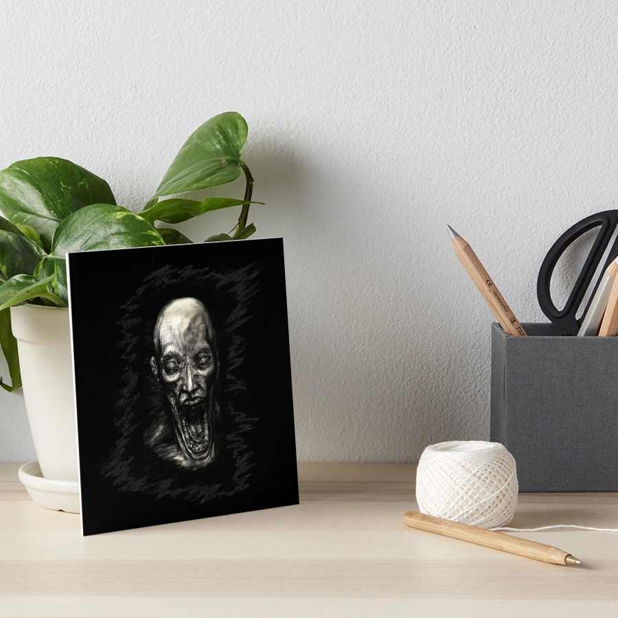 SCP-096 Art Board Print for Sale by Paperparrots