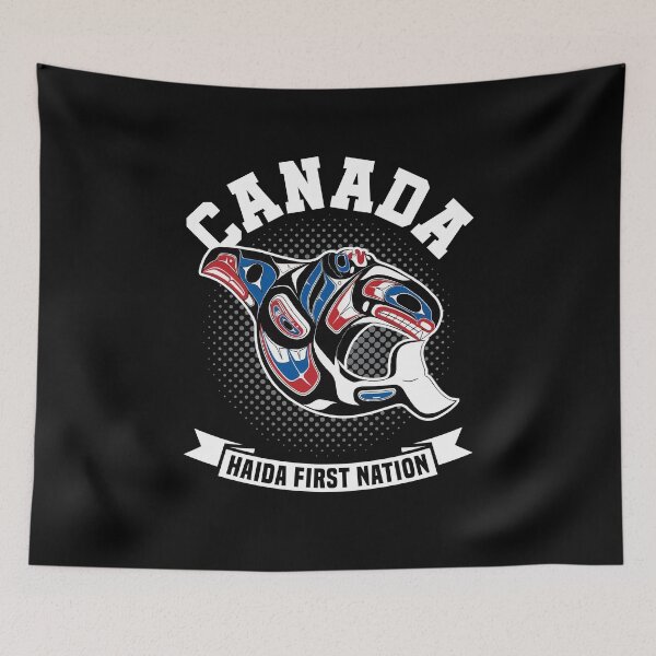 Item preview, Canada Haida First Nation Whale designed and sold by CAN-USA-Fanshop.