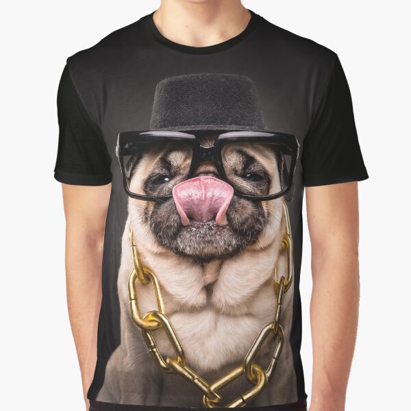 The Pug Life - RUN PUG Graphic T-Shirt