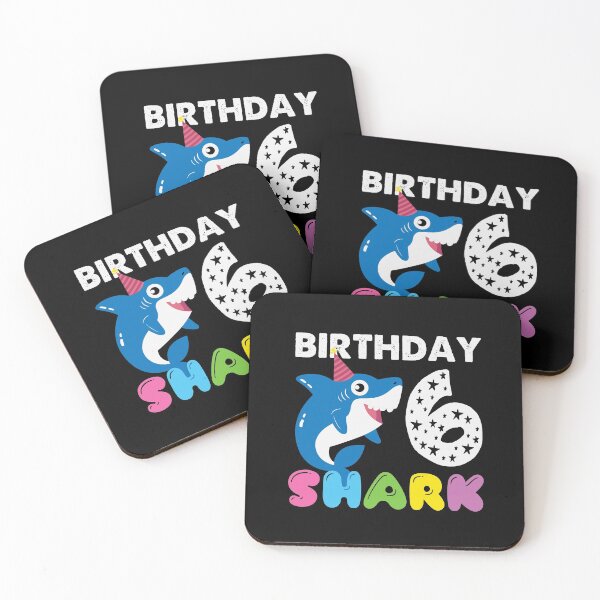 Item preview, 6th Year Birthday Shark designed and sold by DAFIN.