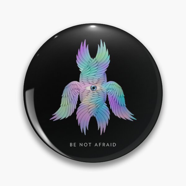Item preview, BE NOT AFRAID | Iridescent Rainbow Seraph | Biblically Accurate Angel designed and sold by tiantanman.