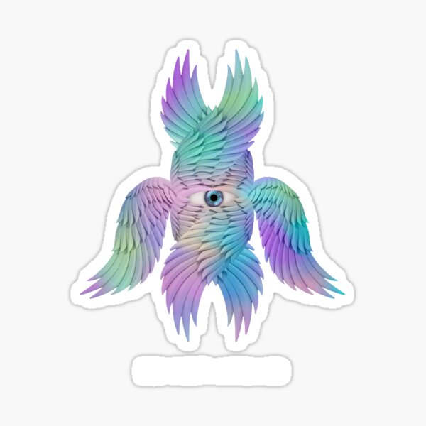 Item preview, BE NOT AFRAID | Iridescent Rainbow Seraph | Biblically Accurate Angel designed and sold by tiantanman.