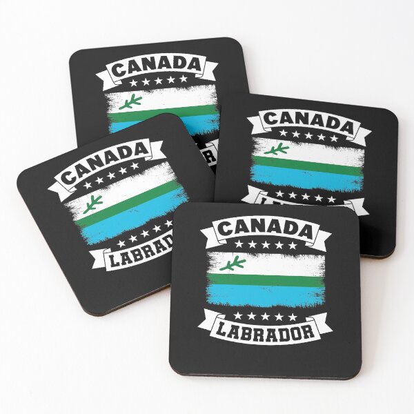 Item preview, Canada Labrador Flag Vintage designed and sold by CAN-USA-Fanshop.