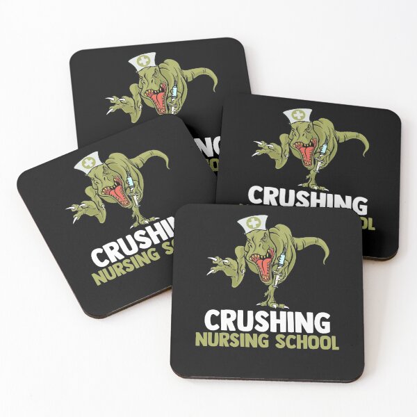 Item preview, Crushing Nursing Quote For A Clinical School Nurse Student designed and sold by Nessshirts.