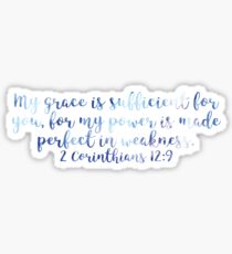 2 Corinthians 12:9 Sticker